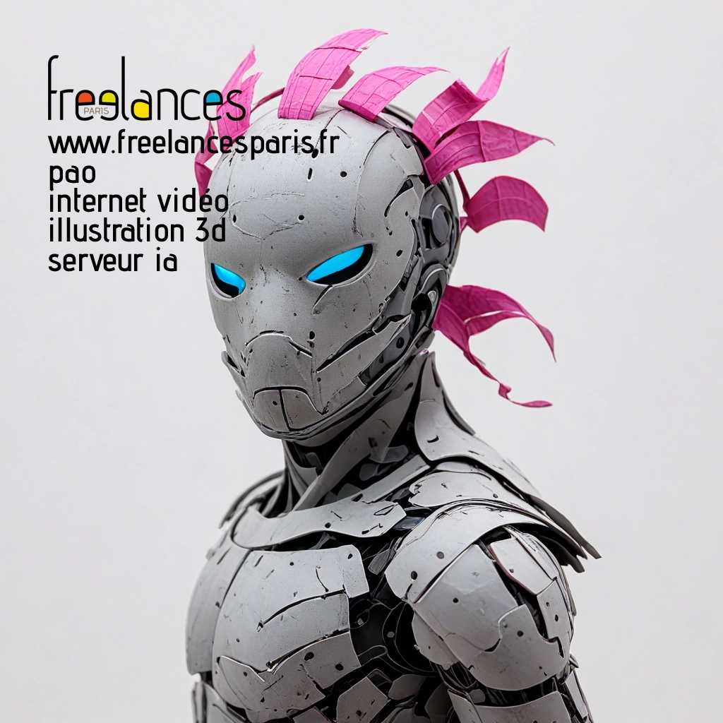 Pao mise en page internet vidéo illustration 3d serveur image IA générative AI freelance paris studio de création magazines BZVJ5PA0